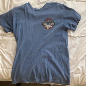 Blue Short sleeve Bubba Gump shirt